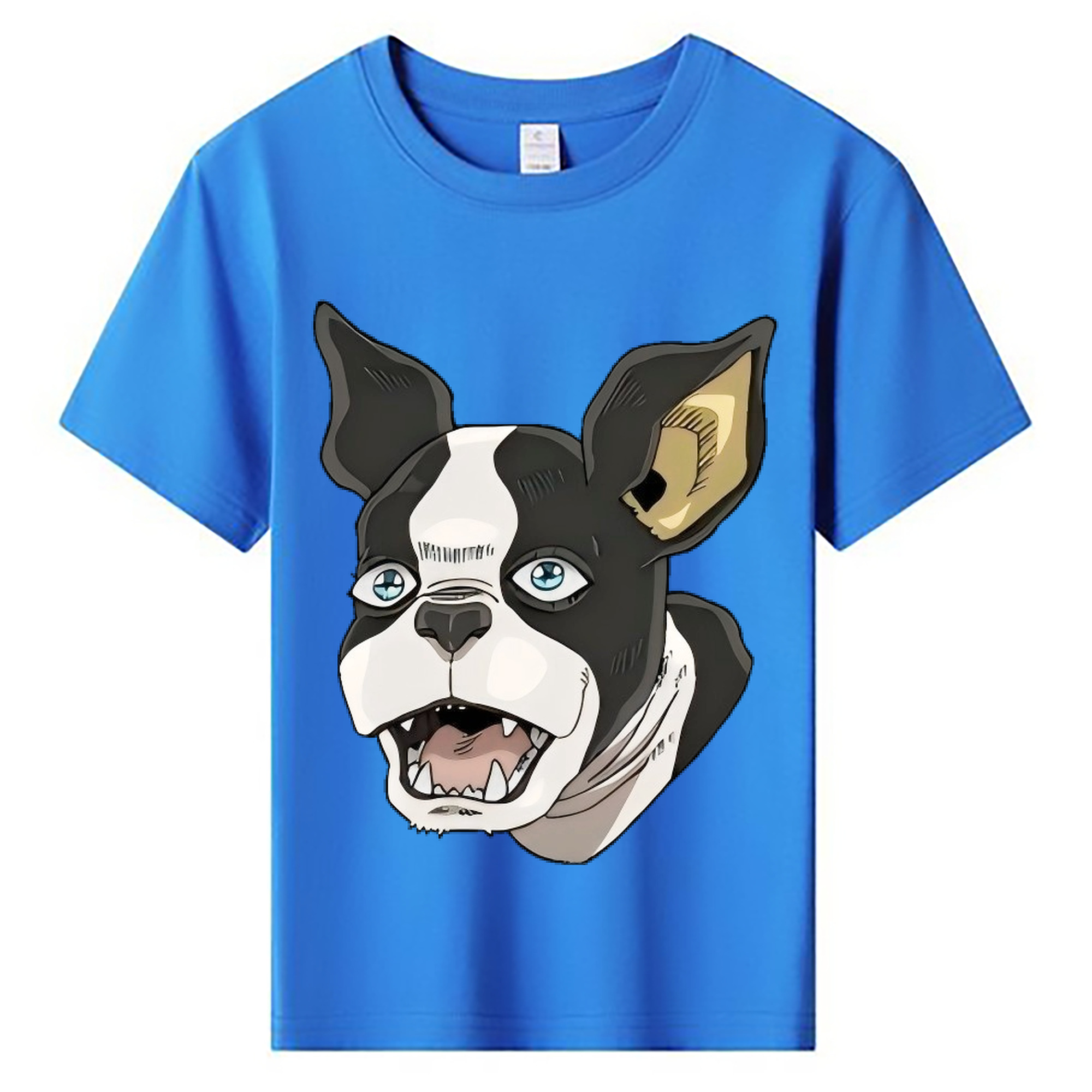 （画像用） ジョジョの奇妙な冒険 イギー JoJo's Bizarre Adventure Iggy 綿100％キッズTシャツ（フロントプリント）